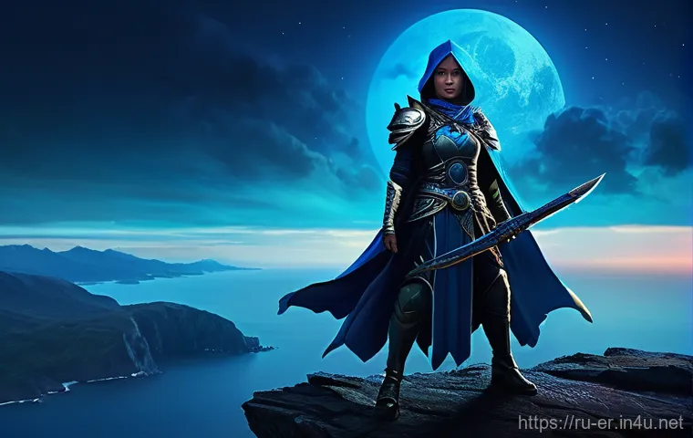 이터널리턴 신규 클래스 티저 - **Prompt 1: The Arrival of a New Legend**
"A dramatic, cinematic shot of a powerful new characte...