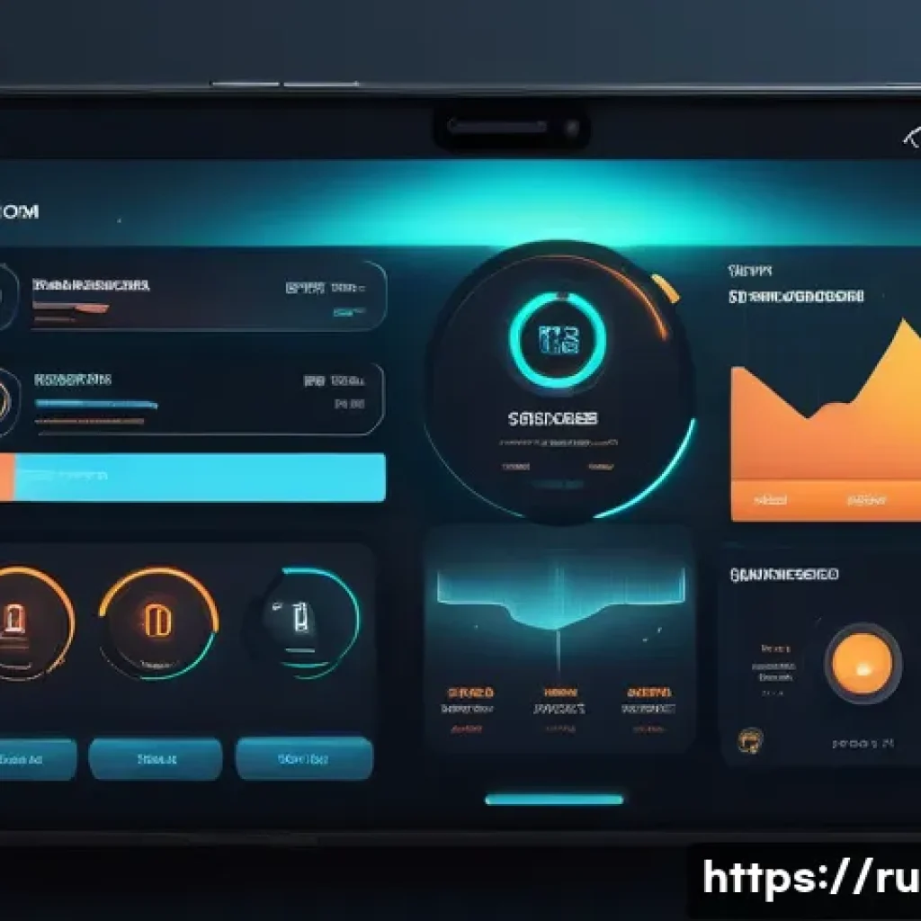 이터널리턴 유저 편의성 개선안 - A futuristic gaming interface showcasing a highly customizable HUD with dynamic tooltips tailored to...