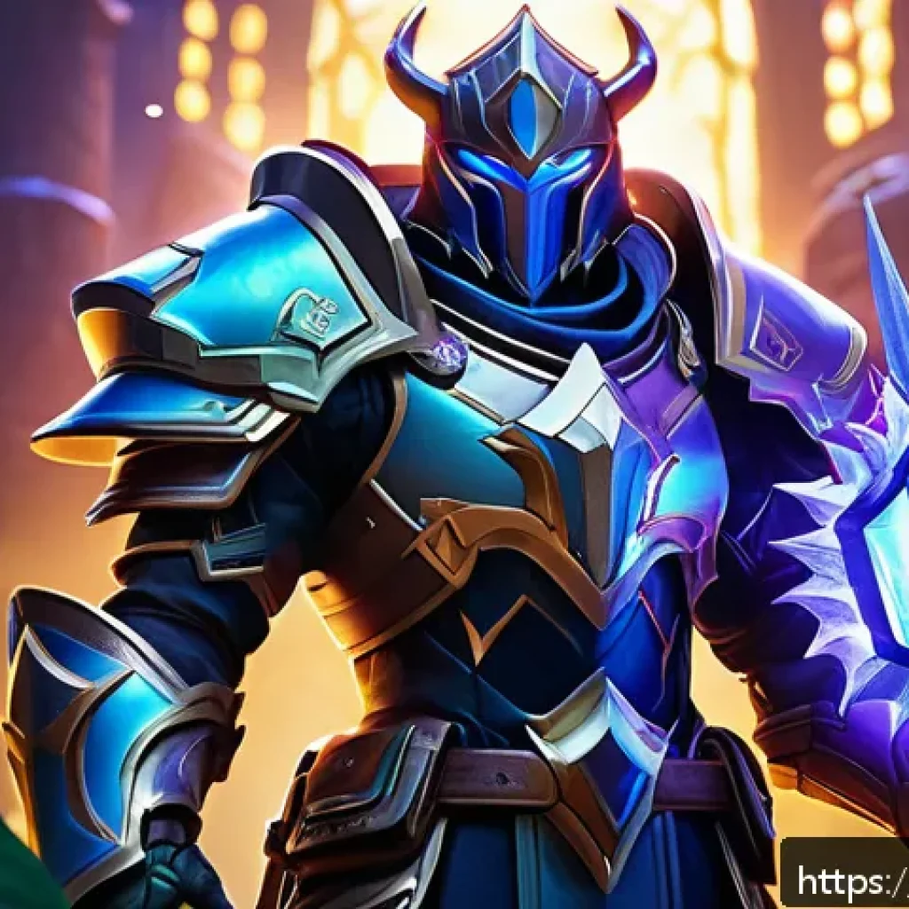 이터널리턴 서포터 클래스 역할 - A skilled support hero in a fantasy MOBA game, wearing detailed light armor and tactical gear, casti...
