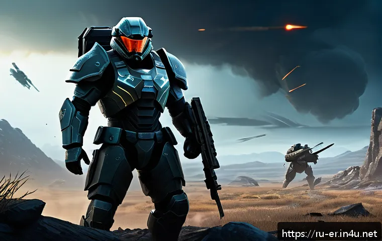 이터널리턴 최고의 클래스 조합 - A dynamic battlefield scene featuring a durable tank character clad in heavy armor standing firmly a...