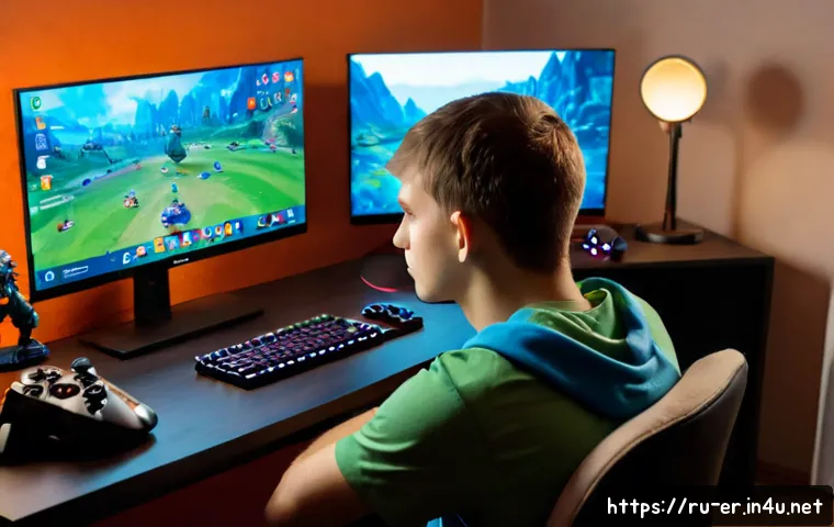 Home 17 이터널리턴 캐릭터 선택 기준 - Photorealistic young Russian gamer in a cozy Moscow apartment, thoughtfully choosing between three c...